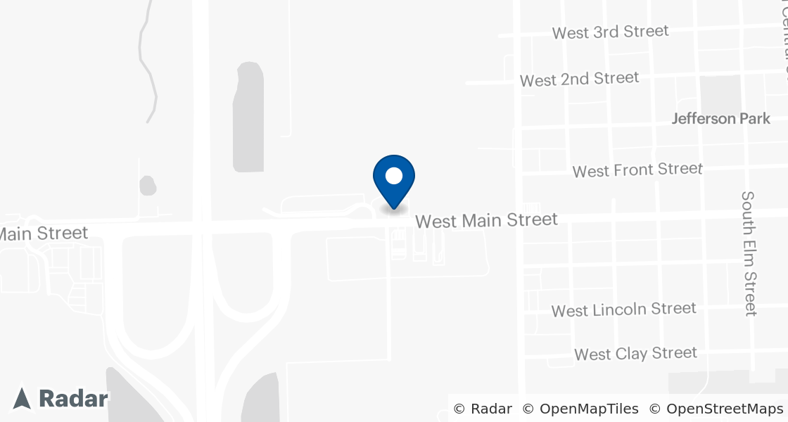 Map of Dairy Queen Location:: 685 W Main St, El Paso, IL, 61738-1412